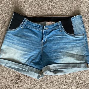 Isabel Maternity Jean Shorts